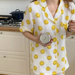 Smiley Face Pajamas PJS 2