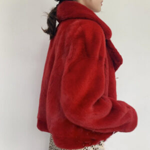 Autumn And Winter Mink Fur Women's Coat Loose Casual