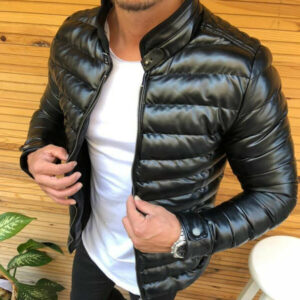 New Lightweight Short Coat Slim Leather Jacket