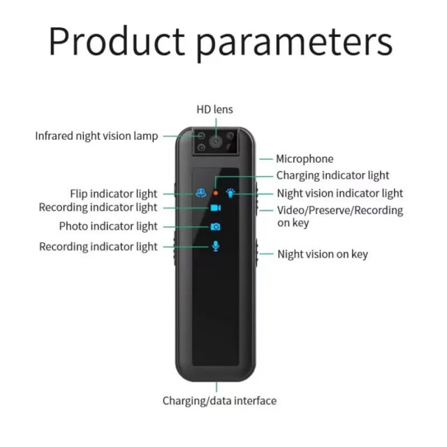 Kabellose Mini-DV-Kamera mit 1080P HD & Bewegungserkennung – Bild 2