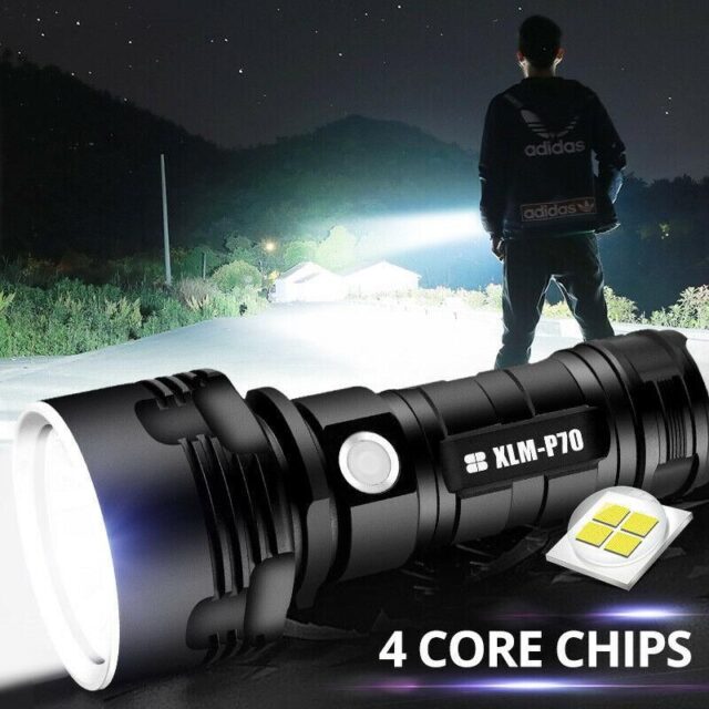 Superhelle 90.000 lm Shadowhawk Taschenlampe Cree Led P70 – Bild 2