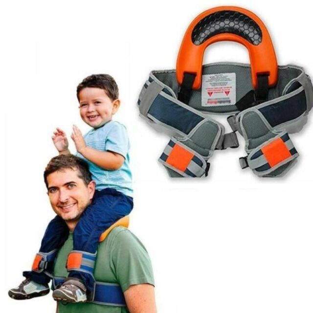 Schulterträger Sitzsattel Kinder Kind Baby Knöchelriemen Hände Rucksack Sattel Reiserucksack – Bild 8