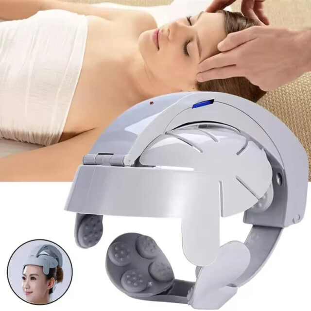Elektrischer Kopfmassager mit Einstellbaren Vibrationsmodi