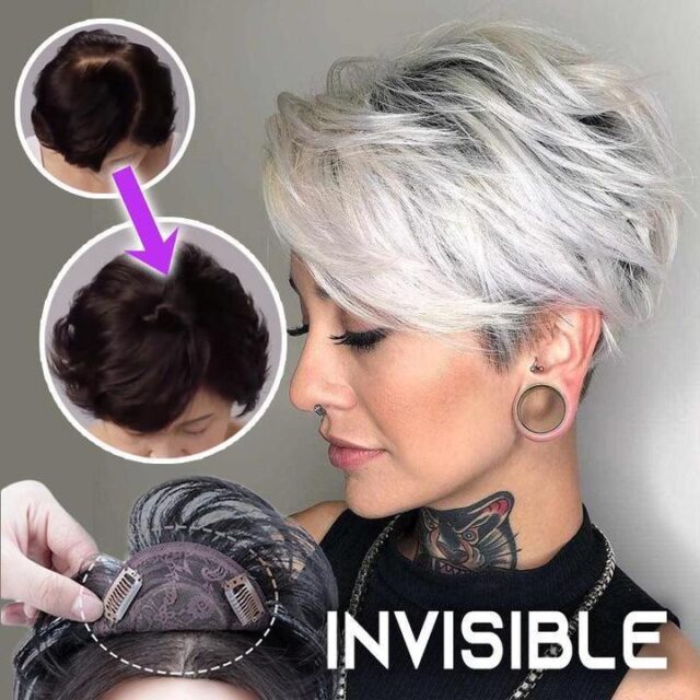 Clip-in Blunt Bangs Haarverlängerung, Mehrfarbig – Bild 6