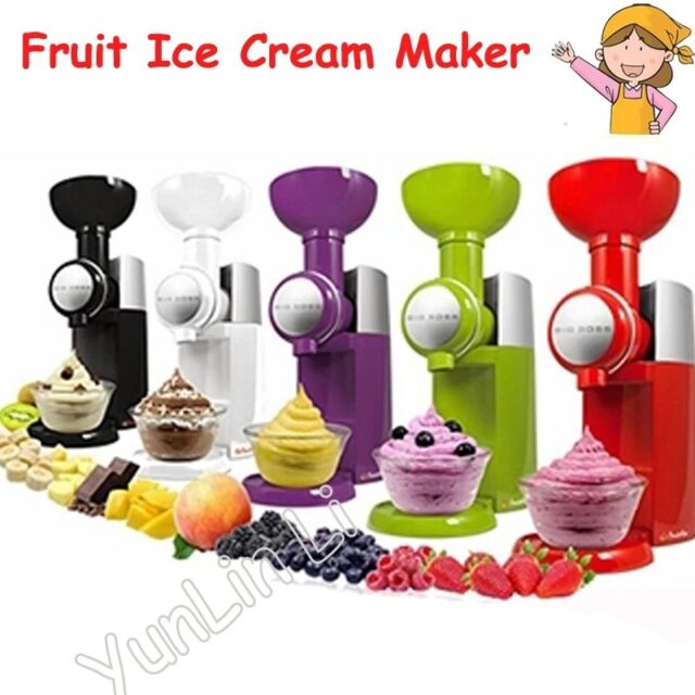 Frucht Eiscreme Maschine Gefrorenes Dessert Maker – Bild 2