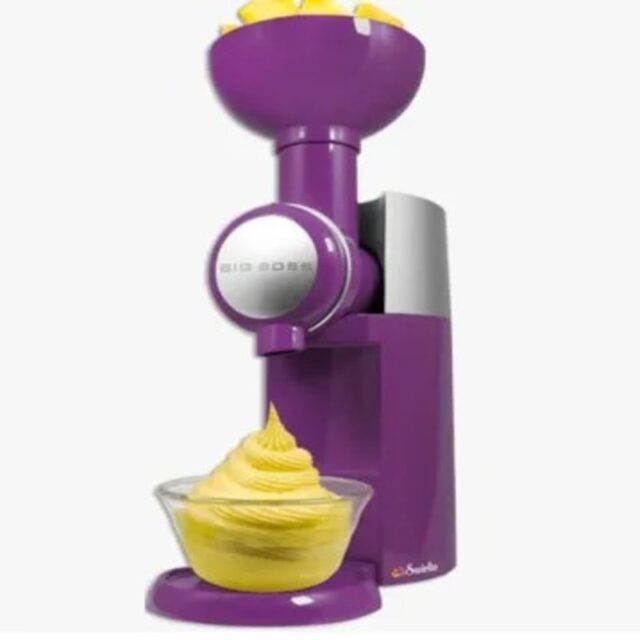 Frucht Eiscreme Maschine Gefrorenes Dessert Maker – Bild 10