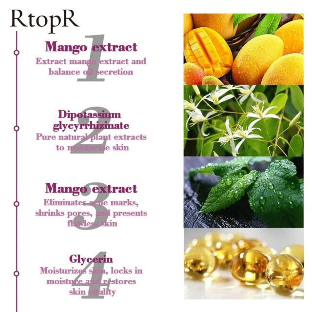 Mango Anti-Akne Creme – Entfernt Pickel & Verkleinert Poren 15g – Bild 6